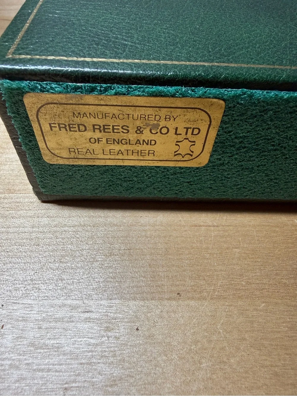 VTG FRED REES & CO LTD OF ENGLAND letter holder and rocking ink blotter